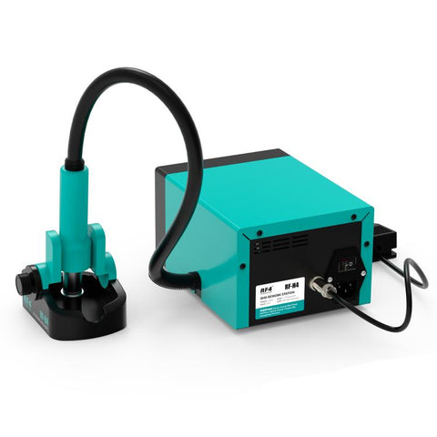 RF4 RF-H4 1200W 4 Memory Channels Hot Air Gun Digital Display Intelligent BGA Rework Station with Cold Air Pedal, RF-H4