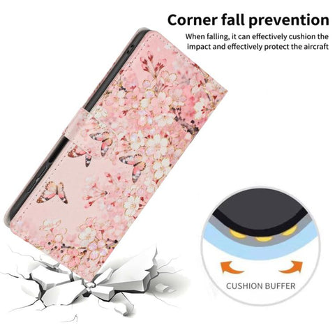 Colorful Painting Vegan Leather Phone Case with Lanyard, For iPhone 15 Pro, For iPhone 15 Plus, For iPhone 15