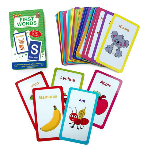 58 Cards / Set Montessori Toddlers Kids Early Education Learning Flash Cards, K01, K02, K03, K06, K07, K08, K09
