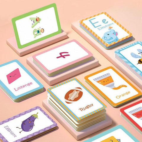 58 Cards / Set Montessori Toddlers Kids Early Education Learning Flash Cards, K01, K02, K03, K06, K07, K08, K09