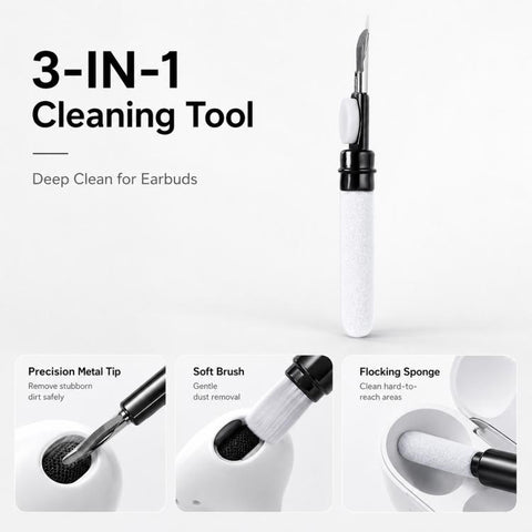 XDcase 6pcs / Set Replacement TPU Ear Tips & Sponge Kit, L Size, L Size
