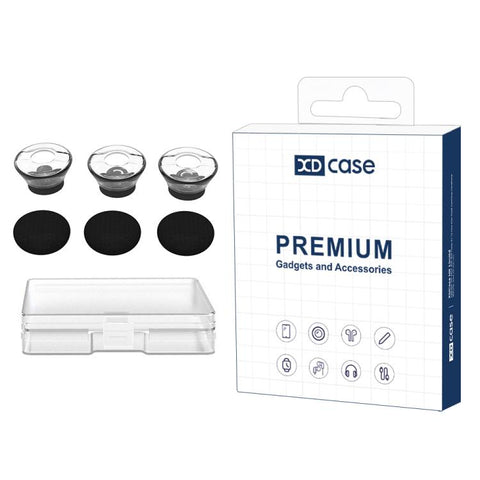 XDcase 6pcs / Set Replacement TPU Ear Tips & Sponge Kit, S Size, S Size