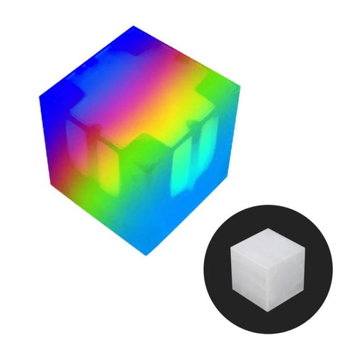 2.5cm Magnetic Cube Building Blocks LED Night Lights Decorative Toy