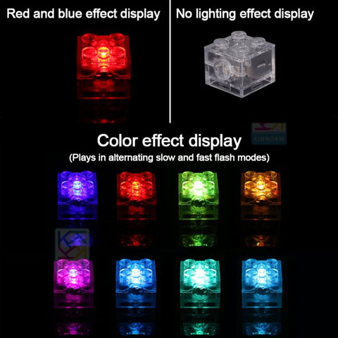 2x2 DIY Building Blocks LED Light Luminous Toy