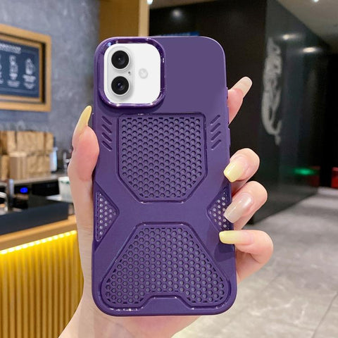 X Armor Heat Dissipation TPU Phone Case, For iPhone 18 Pro / 17 Pro, For iPhone 18 Pro Max / 17 Pro Max, For iPhone 17, For iPhone 16 Pro Max, For iPhone 16 Pro, For iPhone 16