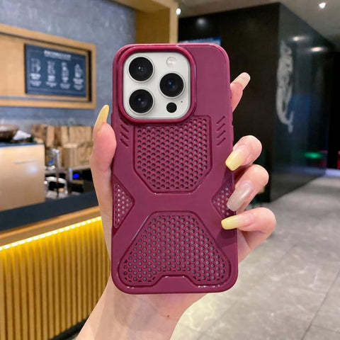 X Armor Heat Dissipation TPU Phone Case, For iPhone 18 Pro / 17 Pro, For iPhone 18 Pro Max / 17 Pro Max, For iPhone 17, For iPhone 16 Pro Max, For iPhone 16 Pro, For iPhone 16