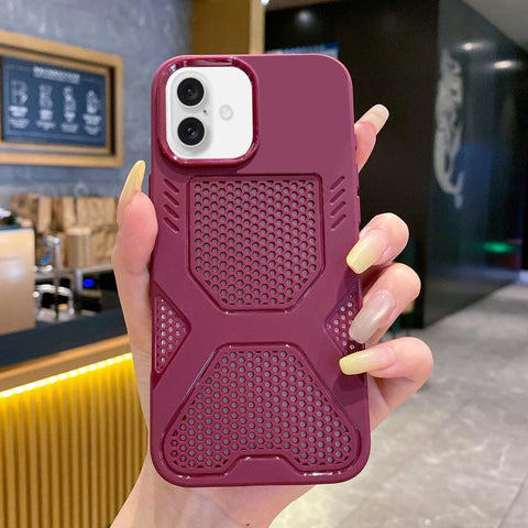X Armor Heat Dissipation TPU Phone Case, For iPhone 18 Pro / 17 Pro, For iPhone 18 Pro Max / 17 Pro Max, For iPhone 17, For iPhone 16 Pro Max, For iPhone 16 Pro, For iPhone 16