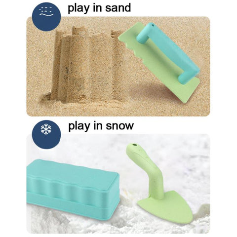 Children Beach Toys Shovel Brick Walls Molds Toy