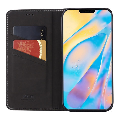 GEBEI PU+TPU Horizontal Flip Protective Case with Holder & Card Slots, For iPhone 12 mini, For iPhone 12 / 12 Pro, For iPhone 12 Pro Max