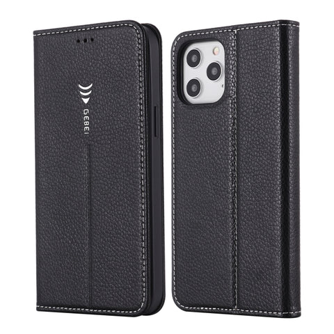 GEBEI PU+TPU Horizontal Flip Protective Case with Holder & Card Slots, For iPhone 12 mini, For iPhone 12 / 12 Pro, For iPhone 12 Pro Max
