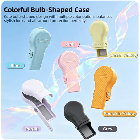 Sunnylife Colorful Bulb-Shaped Gimbal Cover Camera Protector Screen Protective Shell, For DJI Osmo Pocket 4 / 3