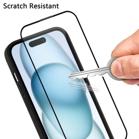 WANLONFENG Lambskin Texture PC TPU Phone Case with 2pcs Screen Films, For Galaxy A55 5G, For Galaxy A34 5G, For Galaxy A35 5G, For Galaxy A54 5G, For Galaxy A14 5G