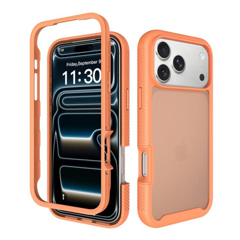 Starry Sky Matte Two-Tone Shockproof TPU Hybrid PC Phone Case, For iPhone 18 Pro, For iPhone 18 Pro Max, For iPhone 17e / 16e, For iPhone 17 Pro Max, For iPhone 17 Pro, For iPhone 17, For iPhone Air