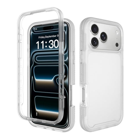 Starry Sky Matte Two-Tone Shockproof TPU Hybrid PC Phone Case, For iPhone 18 Pro, For iPhone 18 Pro Max, For iPhone 17e / 16e, For iPhone 17 Pro Max, For iPhone 17 Pro, For iPhone 17, For iPhone Air