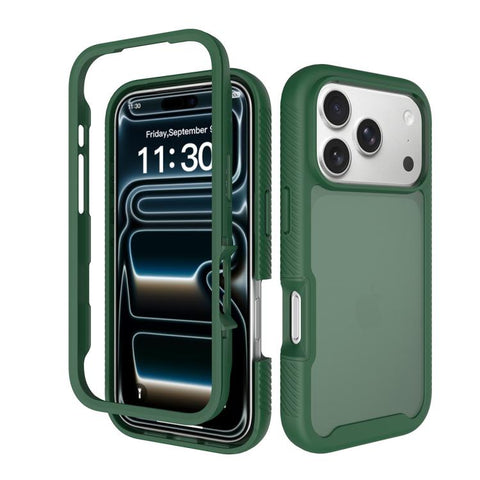 Starry Sky Matte Two-Tone Shockproof TPU Hybrid PC Phone Case, For iPhone 18 Pro, For iPhone 18 Pro Max, For iPhone 17e / 16e, For iPhone 17 Pro Max, For iPhone 17 Pro, For iPhone 17, For iPhone Air