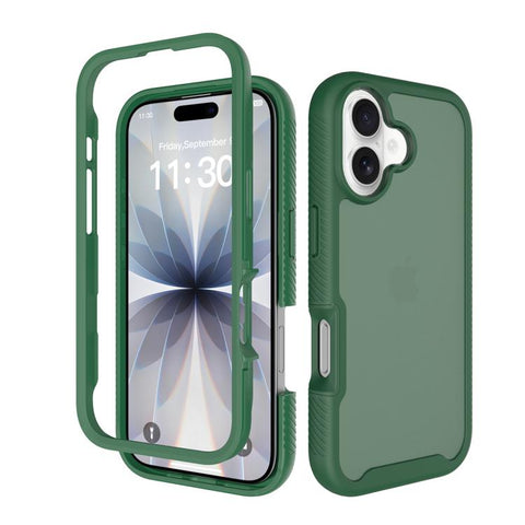 Starry Sky Matte Two-Tone Shockproof TPU Hybrid PC Phone Case, For iPhone 18 Pro, For iPhone 18 Pro Max, For iPhone 17e / 16e, For iPhone 17 Pro Max, For iPhone 17 Pro, For iPhone 17, For iPhone Air