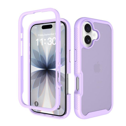 Starry Sky Matte Two-Tone Shockproof TPU Hybrid PC Phone Case, For iPhone 18 Pro, For iPhone 18 Pro Max, For iPhone 17e / 16e, For iPhone 17 Pro Max, For iPhone 17 Pro, For iPhone 17, For iPhone Air