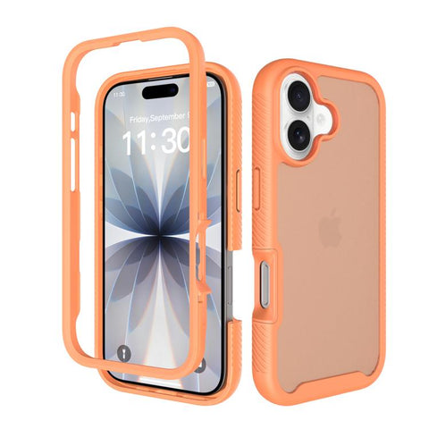 Starry Sky Matte Two-Tone Shockproof TPU Hybrid PC Phone Case, For iPhone 18 Pro, For iPhone 18 Pro Max, For iPhone 17e / 16e, For iPhone 17 Pro Max, For iPhone 17 Pro, For iPhone 17, For iPhone Air