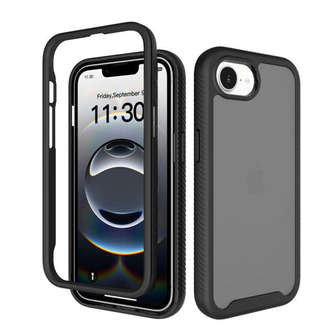 Starry Sky Matte Two-Tone Shockproof TPU Hybrid PC Phone Case, For iPhone 18 Pro, For iPhone 18 Pro Max, For iPhone 17e / 16e, For iPhone 17 Pro Max, For iPhone 17 Pro, For iPhone 17, For iPhone Air