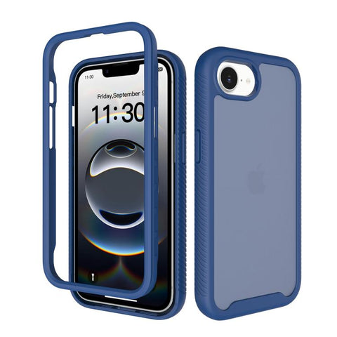 Starry Sky Matte Two-Tone Shockproof TPU Hybrid PC Phone Case, For iPhone 18 Pro, For iPhone 18 Pro Max, For iPhone 17e / 16e, For iPhone 17 Pro Max, For iPhone 17 Pro, For iPhone 17, For iPhone Air