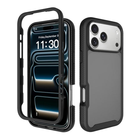 Starry Sky Matte Two-Tone Shockproof TPU Hybrid PC Phone Case, For iPhone 18 Pro, For iPhone 18 Pro Max, For iPhone 17e / 16e, For iPhone 17 Pro Max, For iPhone 17 Pro, For iPhone 17, For iPhone Air