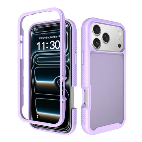 Starry Sky Matte Two-Tone Shockproof TPU Hybrid PC Phone Case, For iPhone 18 Pro, For iPhone 18 Pro Max, For iPhone 17e / 16e, For iPhone 17 Pro Max, For iPhone 17 Pro, For iPhone 17, For iPhone Air
