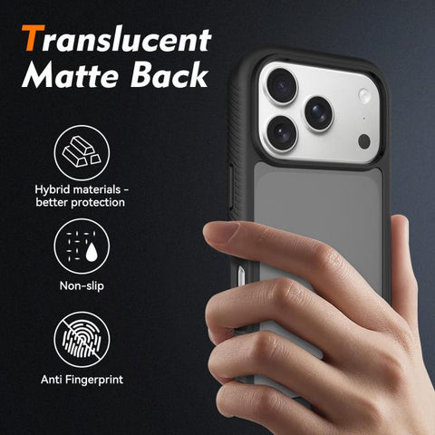 Starry Sky Matte Two-Tone Shockproof TPU Hybrid PC Phone Case, For iPhone 18 Pro, For iPhone 18 Pro Max, For iPhone 17e / 16e, For iPhone 17 Pro Max, For iPhone 17 Pro, For iPhone 17, For iPhone Air