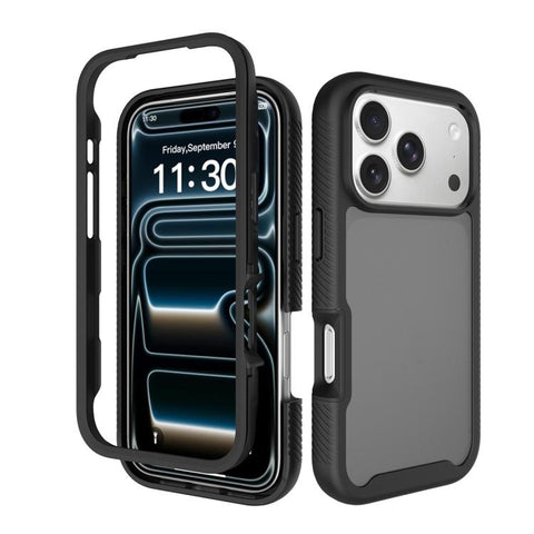 Starry Sky Matte Two-Tone Shockproof TPU Hybrid PC Phone Case, For iPhone 18 Pro, For iPhone 18 Pro Max, For iPhone 17e / 16e, For iPhone 17 Pro Max, For iPhone 17 Pro, For iPhone 17, For iPhone Air