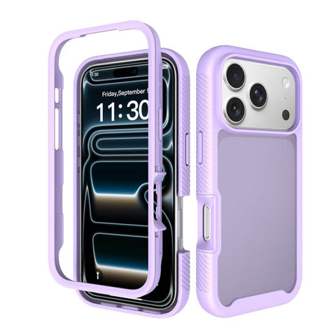 Starry Sky Matte Two-Tone Shockproof TPU Hybrid PC Phone Case, For iPhone 18 Pro, For iPhone 18 Pro Max, For iPhone 17e / 16e, For iPhone 17 Pro Max, For iPhone 17 Pro, For iPhone 17, For iPhone Air