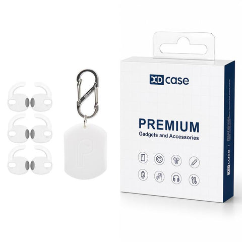 XDcase 3 Pairs Silicone Anti-slip Sports Ear Caps with Storage Case & Carabiner, For Galaxy Buds3 Pro