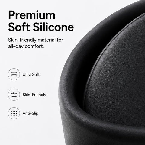 XDcase 3 Pairs Silicone Anti-slip Sports Ear Caps with Storage Case & Carabiner, For Galaxy Buds3 Pro