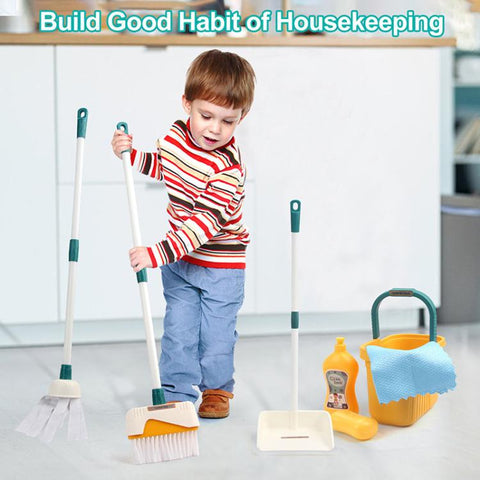 Children Pretend Play Simulation Mini Cleaning Kit, 6801-49 12pcs / Set, 12pcs / Set, 10pcs / Set
