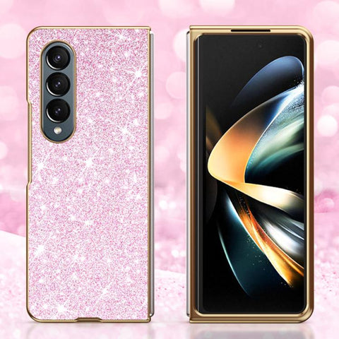 Electroplate Glittery Shockproof Phone Case, For Galaxy Z Fold7 5G, For Galaxy Z Flip7 5G, For Galaxy Z Fold6 5G, For Galaxy Z Fold5 5G, For Galaxy Z Fold4 5G, For Galaxy Z Fold3 5G