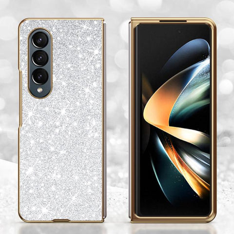 Electroplate Glittery Shockproof Phone Case, For Galaxy Z Fold7 5G, For Galaxy Z Flip7 5G, For Galaxy Z Fold6 5G, For Galaxy Z Fold5 5G, For Galaxy Z Fold4 5G, For Galaxy Z Fold3 5G