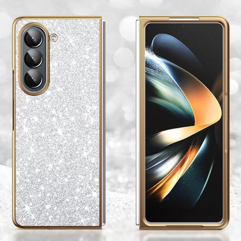 Electroplate Glittery Shockproof Phone Case, For Galaxy Z Fold7 5G, For Galaxy Z Flip7 5G, For Galaxy Z Fold6 5G, For Galaxy Z Fold5 5G, For Galaxy Z Fold4 5G, For Galaxy Z Fold3 5G