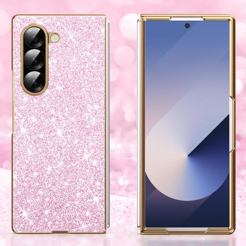 Electroplate Glittery Shockproof Phone Case, For Galaxy Z Fold7 5G, For Galaxy Z Flip7 5G, For Galaxy Z Fold6 5G, For Galaxy Z Fold5 5G, For Galaxy Z Fold4 5G, For Galaxy Z Fold3 5G