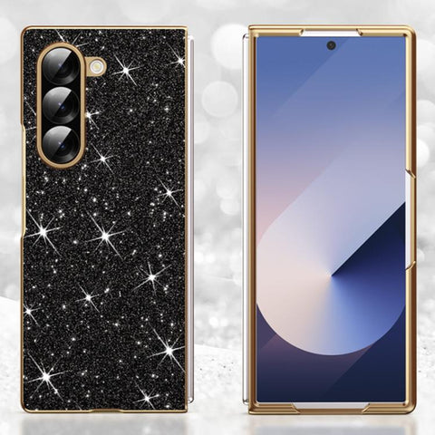 Electroplate Glittery Shockproof Phone Case, For Galaxy Z Fold7 5G, For Galaxy Z Flip7 5G, For Galaxy Z Fold6 5G, For Galaxy Z Fold5 5G, For Galaxy Z Fold4 5G, For Galaxy Z Fold3 5G