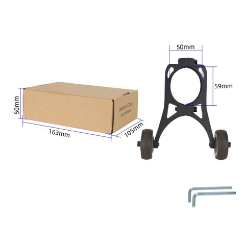 For Xiaomi Mijia M365 Pro / No.9 Scooter F30 / F40 Electric Scooter Auxiliary Wheels Folding Inverted Bracket