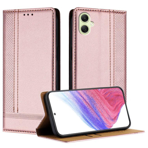 Stitching Design Scratch-Resistant Vegan Leather Phone Case, For Galaxy A35 5G, For Galaxy A05, For Galaxy A05s, For Galaxy A25 5G, For Galaxy A24 4G, For Galaxy A34 5G