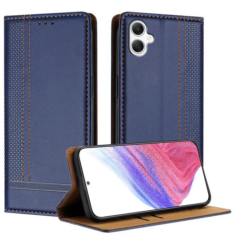 Stitching Design Scratch-Resistant Vegan Leather Phone Case, For Galaxy A57 5G, For Galaxy A37 5G, For Galaxy A27 5G, For Galaxy A17 5G/4G, For Galaxy A07 5G/4G, For Galaxy A06 5G/4G