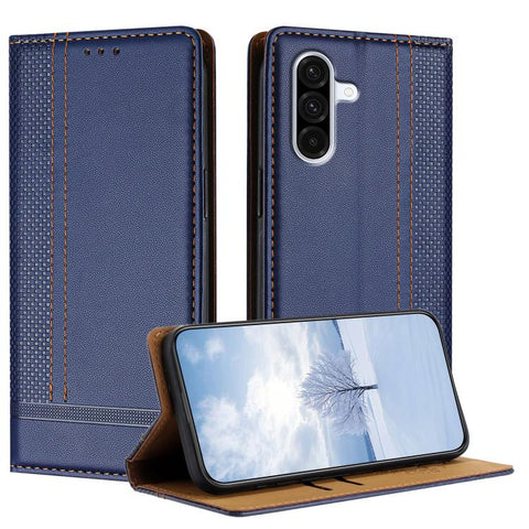 Stitching Design Scratch-Resistant Vegan Leather Phone Case, For Galaxy A57 5G, For Galaxy A37 5G, For Galaxy A27 5G, For Galaxy A17 5G/4G, For Galaxy A07 5G/4G, For Galaxy A06 5G/4G