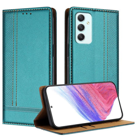 Stitching Design Scratch-Resistant Vegan Leather Phone Case, For Galaxy A35 5G, For Galaxy A05, For Galaxy A05s, For Galaxy A25 5G, For Galaxy A24 4G, For Galaxy A34 5G