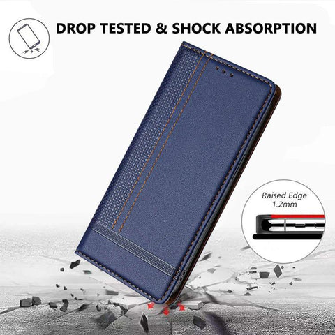 Stitching Design Scratch-Resistant Vegan Leather Phone Case, For Galaxy S24 5G, For Galaxy S23 FE 5G, For Galaxy S23 Ultra 5G, For Galaxy S23+ 5G, For Galaxy S23 5G