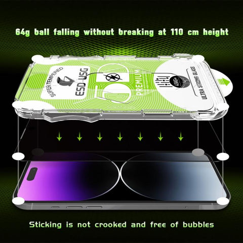 10pcs 5D Curved Easy Install Dust-proof Box Privacy Edge-to-Edge Tempered Glass Film, For iPhone 18 Pro, For iPhone 18 Pro Max, For iPhone 17e / 16e / 14 / 13 Pro, For iPhone 17 Pro Max, For iPhone 17 Pro, For iPhone 17 / 16 Pro, For iPhone Air        ...