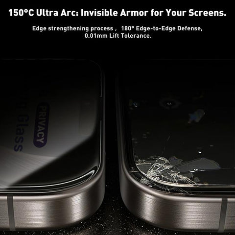 10pcs USG Easy Install Dust-proof Box Privacy Edge-to-Edge Tempered Glass Film with Lens Film, For iPhone 18 Pro, For iPhone 18 Pro Max, For iPhone 17e / 16e, For iPhone 17 Pro Max, For iPhone 17 Pro, For iPhone 17, For iPhone Air, For iPhone 16 Pro Ma...