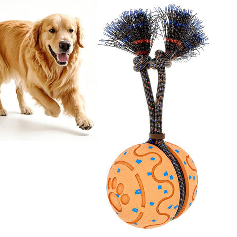 O27 Smart Automatic Pet Toy Ball Dog Training with Sound & Rope, O27