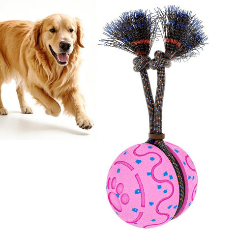 O27 Smart Automatic Pet Toy Ball Dog Training with Sound & Rope, O27