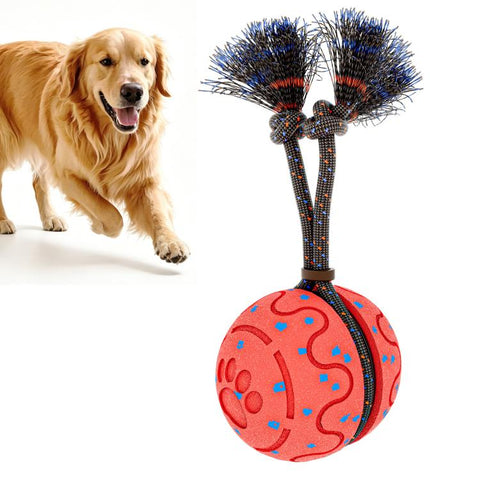 O27 Smart Automatic Pet Toy Ball Dog Training with Sound & Rope, O27