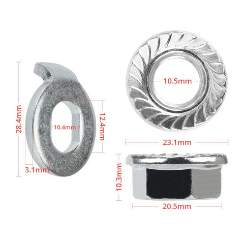 Electric Scooter Front Wheel Motor Screw Washer, For Xiaomi Mijia M365