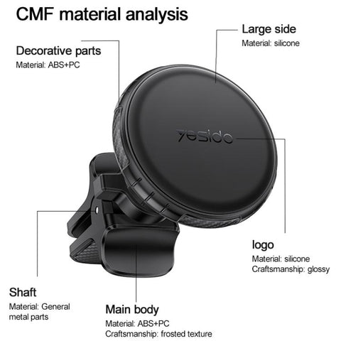 Yesido C234 Car Air Vent Magnetic Phone Holder, C234